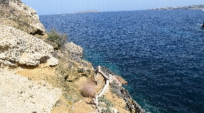 Villa with private access to the sea and with sunset